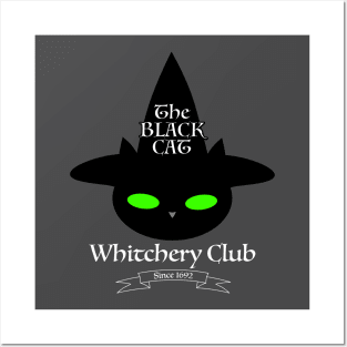 Black Cat Witchery Club Posters and Art